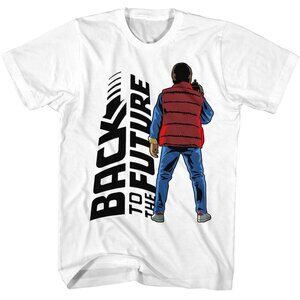 Back To The Future Back To Back Movie Graphic T-Shirt Retro Film Fan Gift Tee 17